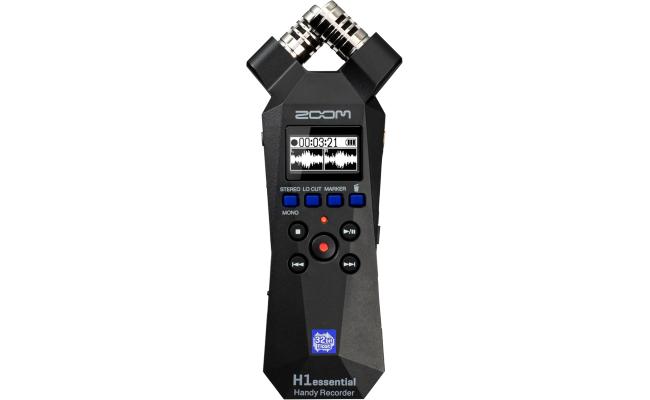 Zoom microphone for audio recording