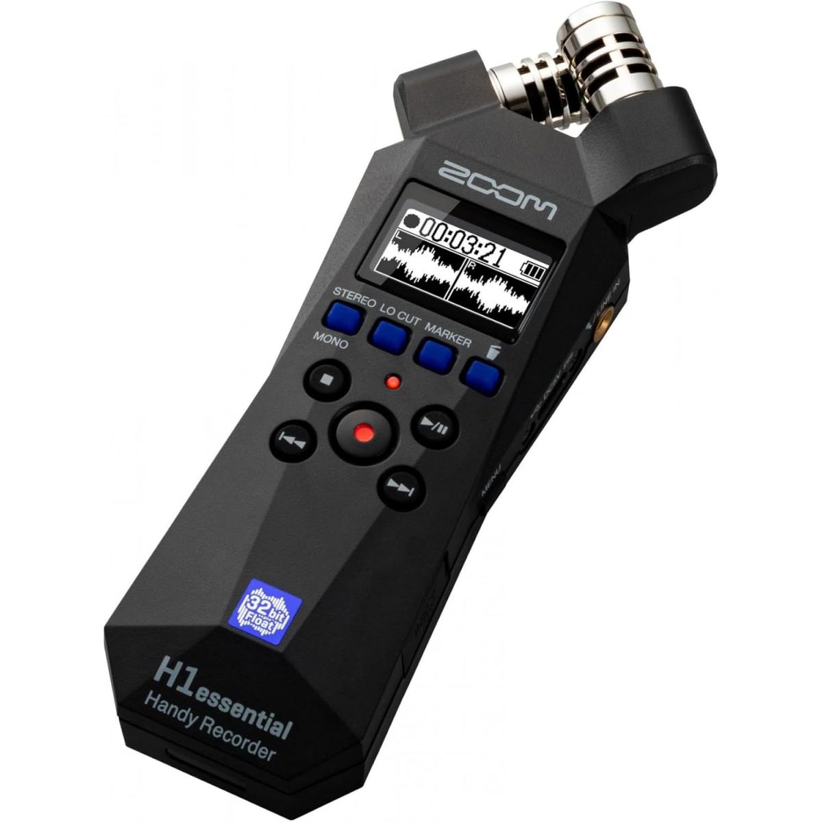 Zoom microphone for audio recording