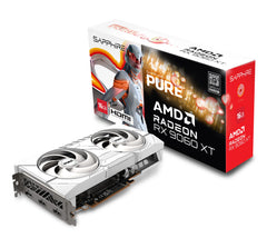 SAPPHIRE PURE AMD Radeon RX 9060 XT 16GB GAMING OC GDDR6 Graphics Card - AMD RDNA 4 Architecture