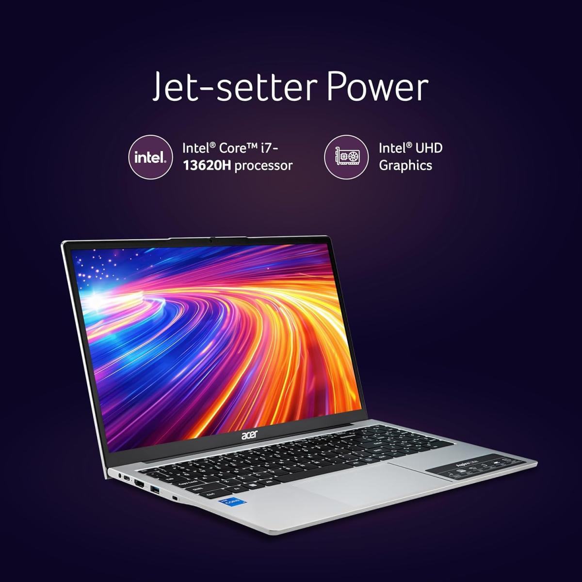 Acer NVMe PCIe laptop for portable computing