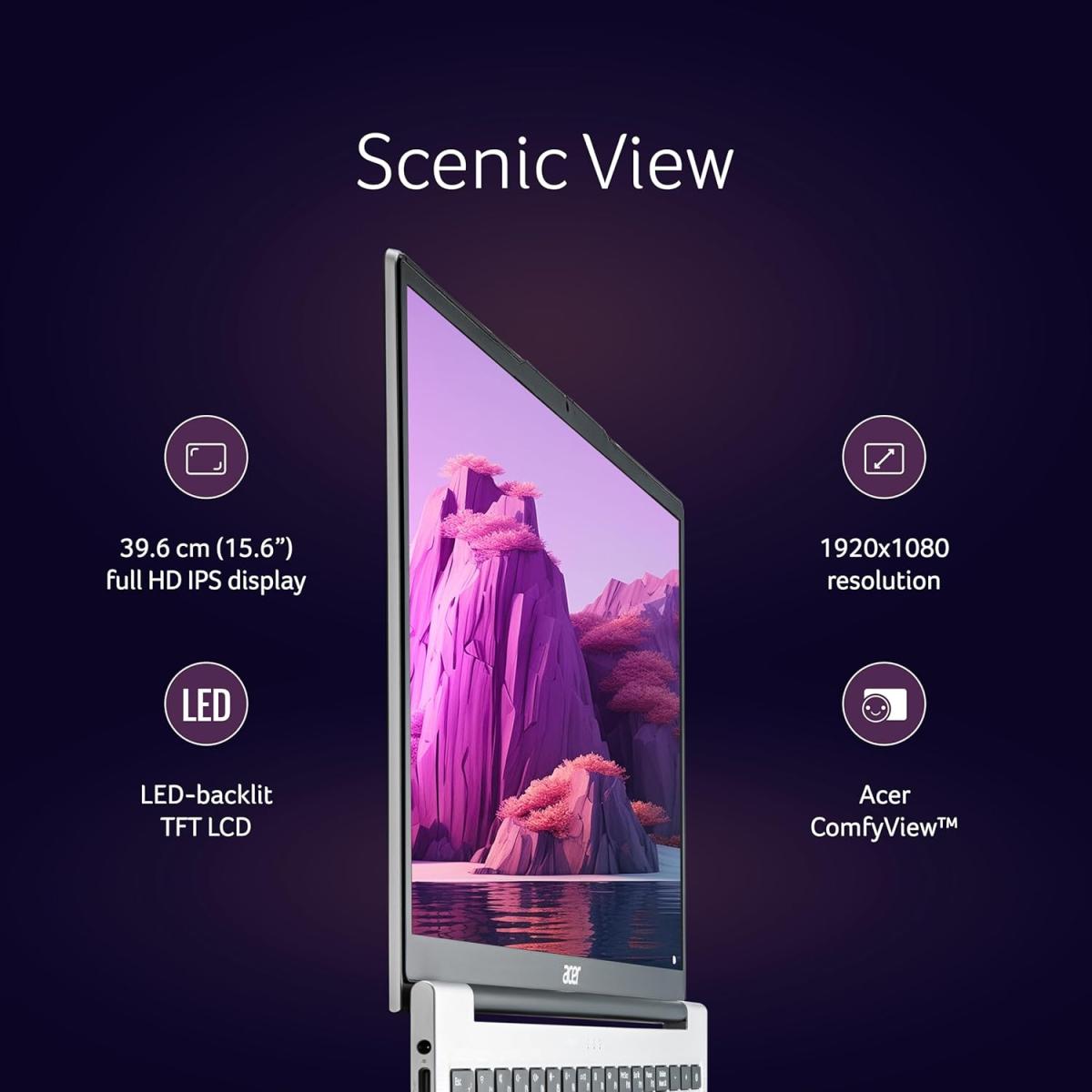 Acer NVMe PCIe laptop for portable computing
