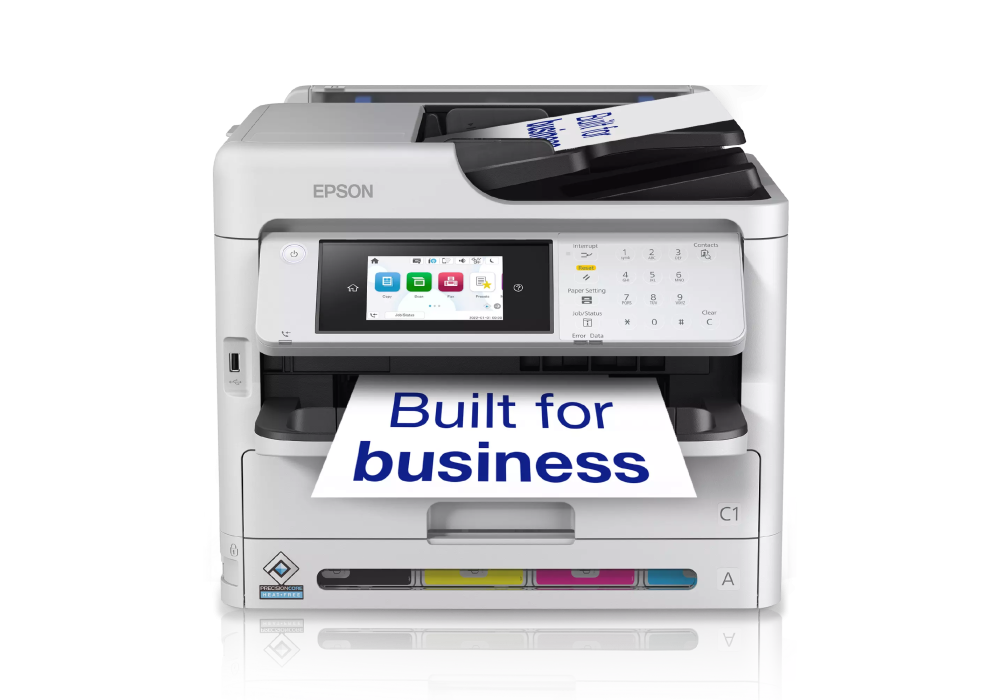 Epson WorkForce Pro WF-C5890DWF 4-in-1 Business Inkjet Printer (Print, Scan, Copy, Fax), 34ppm High Speed, Wi-Fi Direct, Ethernet, Duplex Printing & ADF, 75,000 Page Duty Cycle