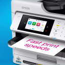 Epson WorkForce Pro WF-C5890DWF 4-in-1 Business Inkjet Printer (Print, Scan, Copy, Fax), 34ppm High Speed, Wi-Fi Direct, Ethernet, Duplex Printing & ADF, 75,000 Page Duty Cycle