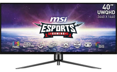 MSI MAG 401QR 40" Ultra Wide UWQHD 4K IPS,155Hz Refresh Rate, 1ms , AdaptiveSync , DisplayHDR 400 ,Type-C 65W , KVM Technology , Black