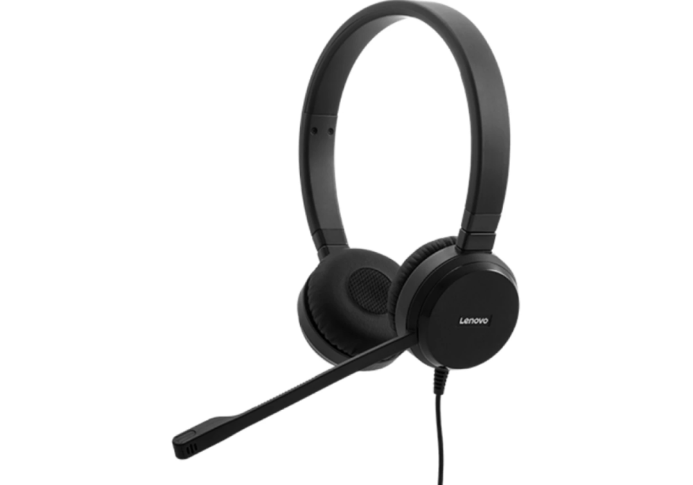Lenovo Pro Wired Stereo VOIP Headset - Headset with Noise Cancellation