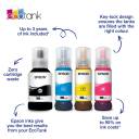 Epson 103 EcoTank Black Ink Bottle (C13T00S14A) – Ultra‑Low‑Cost Printing, 4,500 Pages Yield, Mess‑Free Refills, Genuine Epson Ink, Compatible with L3252, L3251, L3260, L3550, L3560, L5290, L5296, L5590