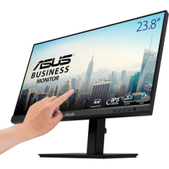 Asus Be24ecsbt 24" Ips Full Hd 1080p 75hz Multi Touch Monitor , 10 Point Touch, Eye Care, Usb C With Power Delivery, Hdmi, Displayport Daisy Chain, Height Adjustable, Speakers , Vesa Wall Mountable, Black