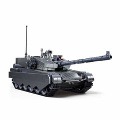 Sluban ModelBricks 1/35 ZTZ-99AS Tank (Metal Coating Version) – 1079 Pieces