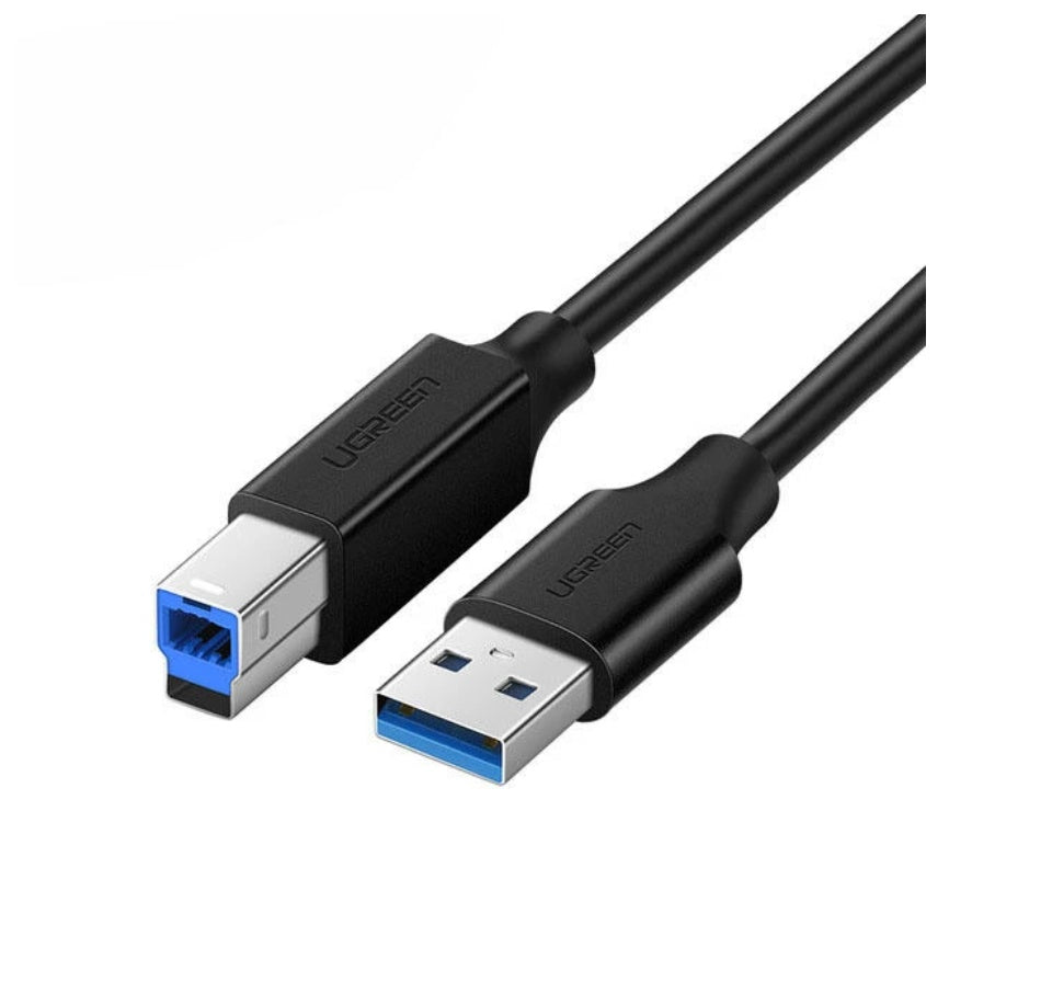 UGREEN 10372 USB 3.0 A to B Printer Cable – 2m, 5Gbps, Printer & Scanner