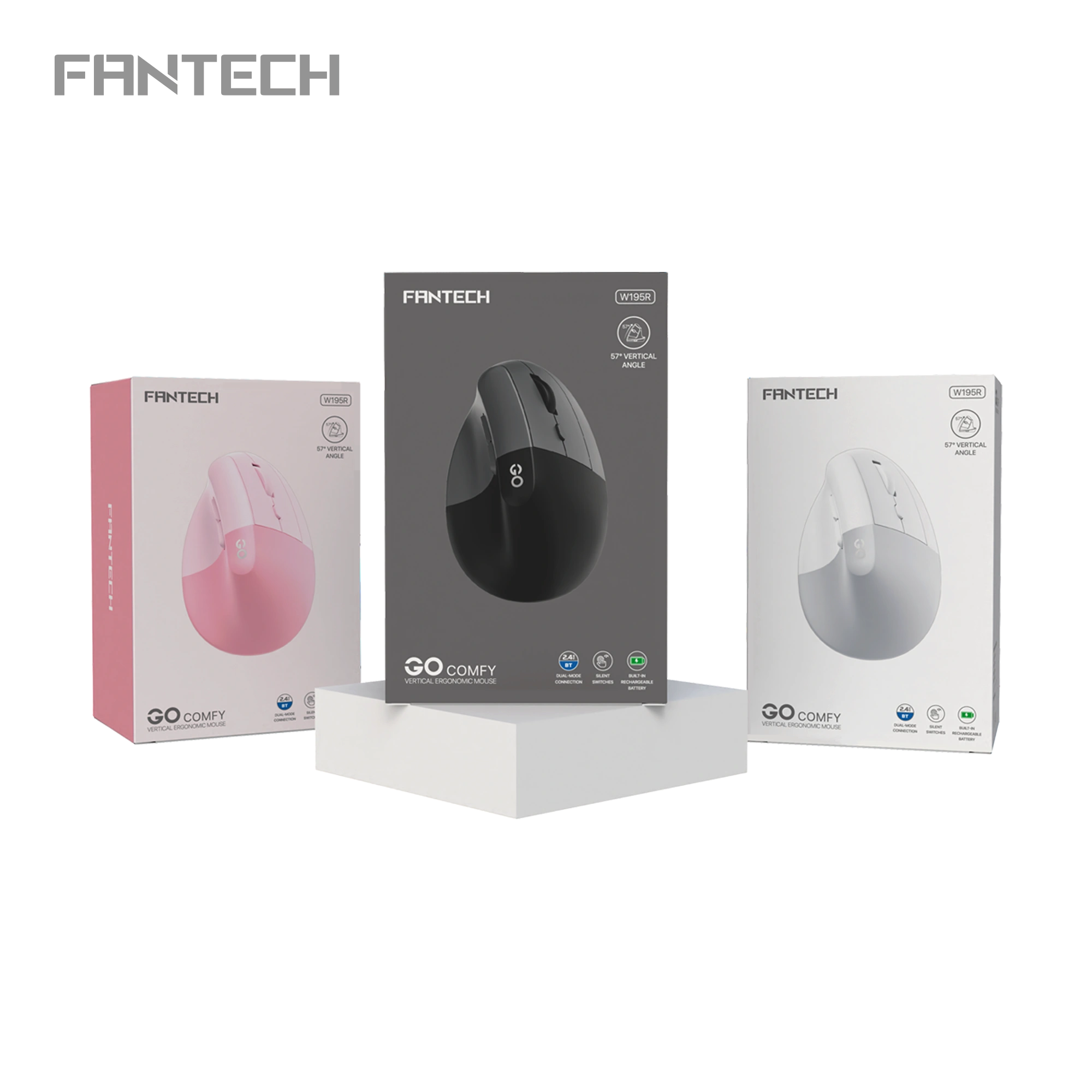 Fantech wireless Bluetooth gaming mouse for computer setup