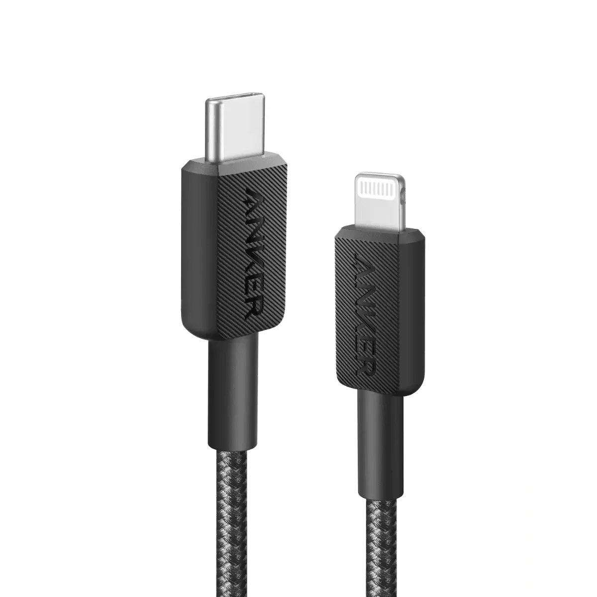 ANKER 32 USB-C TO LIGHTNING CABLE 10FT BRAIDED BLACK