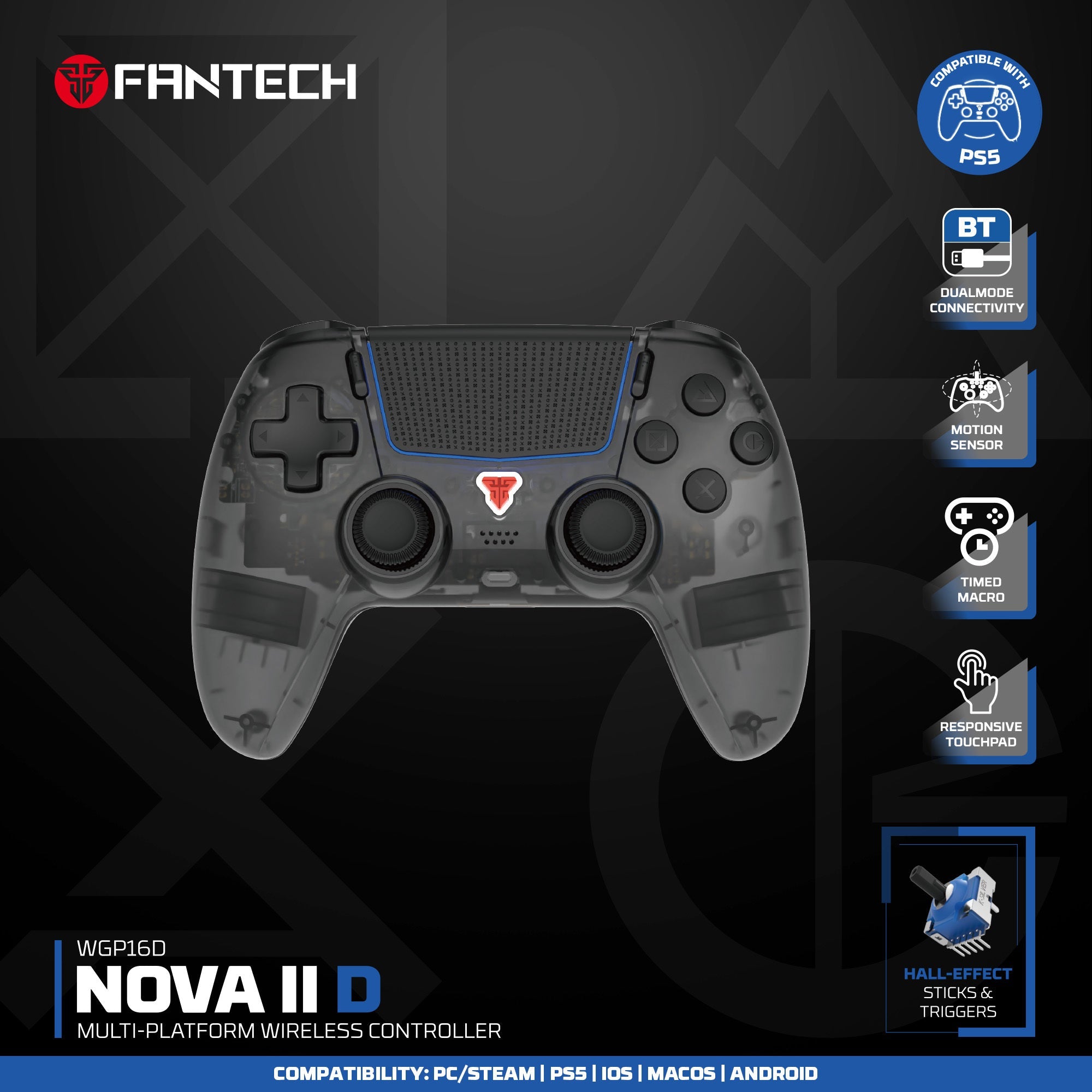 Fantech gamepad for computer setup