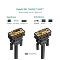 Ugreen 11673 Vga Male To Male Cable 1m