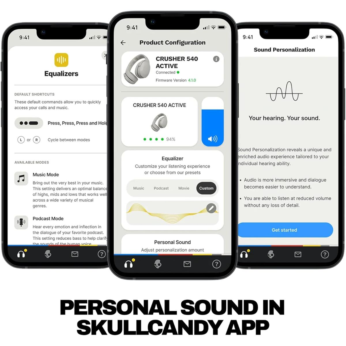Skullcandy Crusher 540 Aive Wireless Bluetooth Headphones with Multi Sensory Bass
