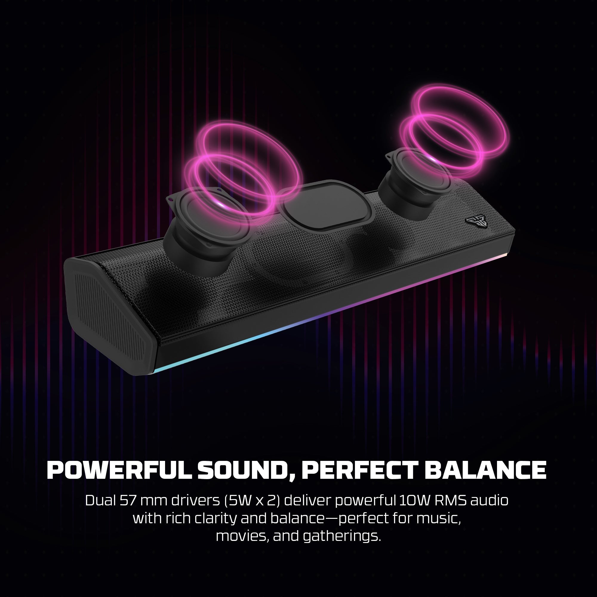 FANTECH speaker for audio playback
