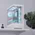 AeroCool P500B white 120mm ARGB type - c cases DIGI Stylish Panoramic Fish Tank Design