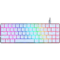 Asus Rog Falchion Ace 65% Wired Gaming Keyboard, Rog Nx Red Key Switch, 100% Anti Ghosting, N Key Rollover, Pbt Doubleshot Keycaps, English Arabic Layout, White - CompuMe