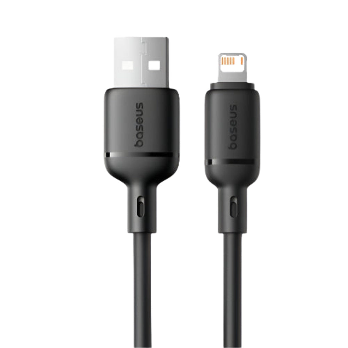 Baseus Silky Series USB-A to Lightning Fast Charging Cable, 1m, 2.4A, Black - P10377702113-00