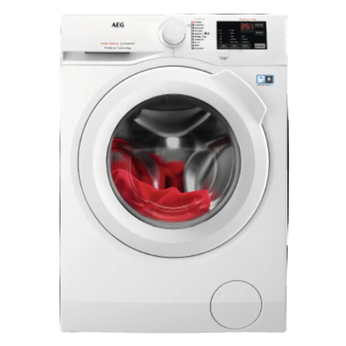 AEG Front Load Washing Machine A+++, 7KG, 1200RPM, White - LFW6I7261B