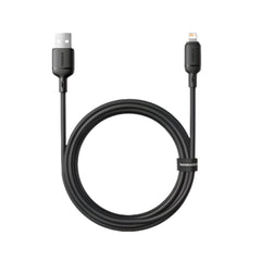 Baseus Silky Series USB-A to Lightning Fast Charging Cable 2m 2.4A — Cluster Black - P10377702113-01