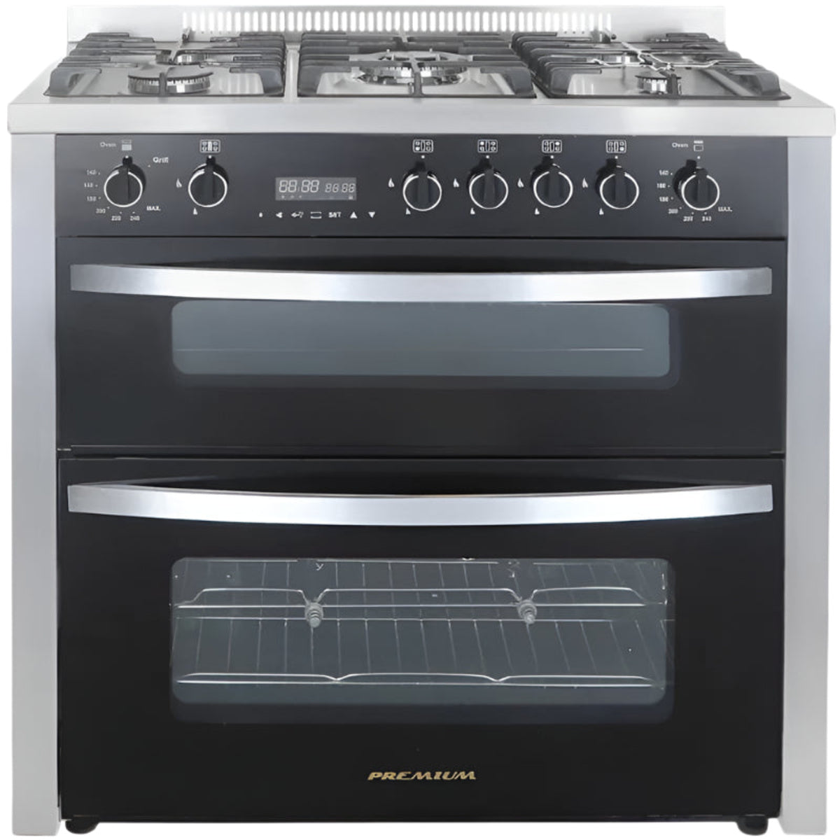 Unionaire Built in Oven, 90*50Cm, Black - BH59S-8-IS-MD