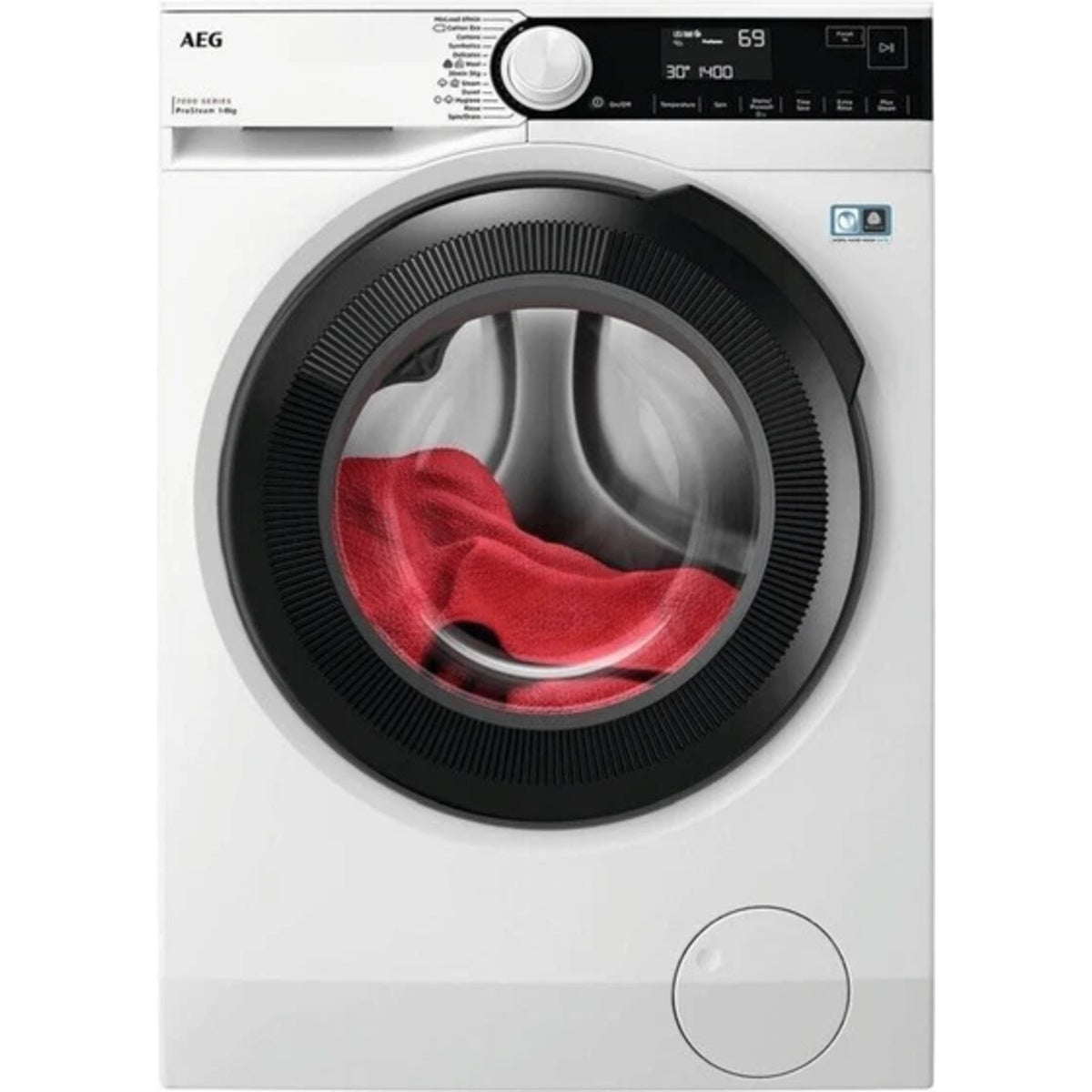 AEG Front Load Washing Machine A+++, 8KG, 1400RPM, White - LF7384M4B