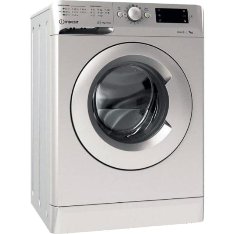 Indesit Front Load Washing Machine A+++, Inverter, 7KG, 1200RPM, Silver - OMTWE 71252 S EU