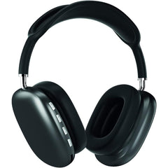 Promate Airbeat Wire & Wireless Ergonomic Over Ear Adjustable Bluetooth 5.0 Headset W/ Mic Fm Radio Tf Card Slot Black