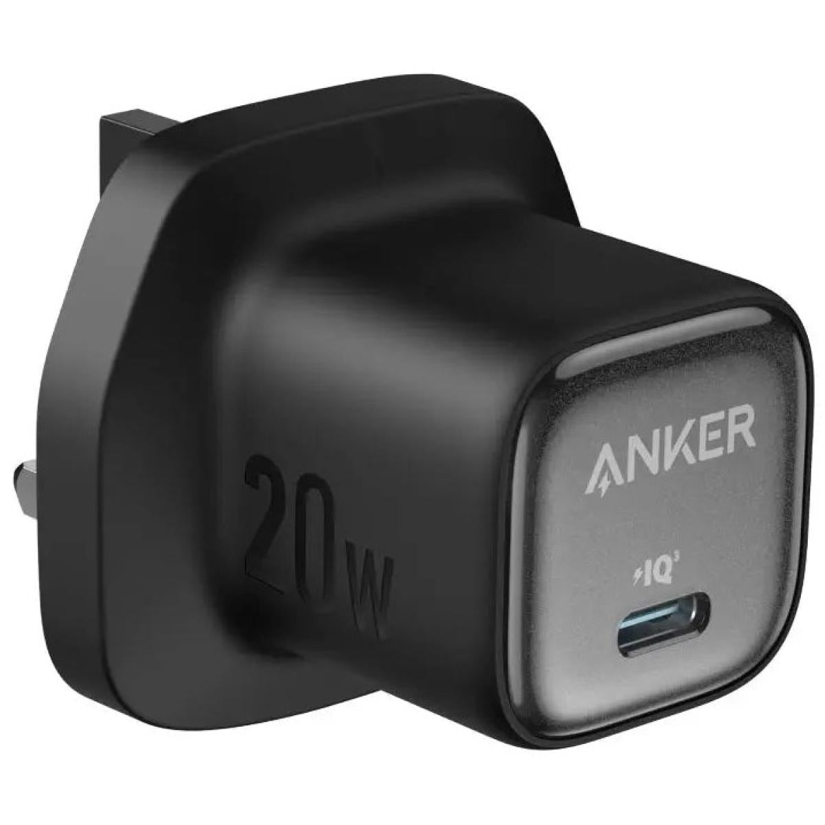 Anker Zolo Charger ICE 20W Gan Series USB-C Fast Charging Adapter For iPhone and Smartphone's - Black