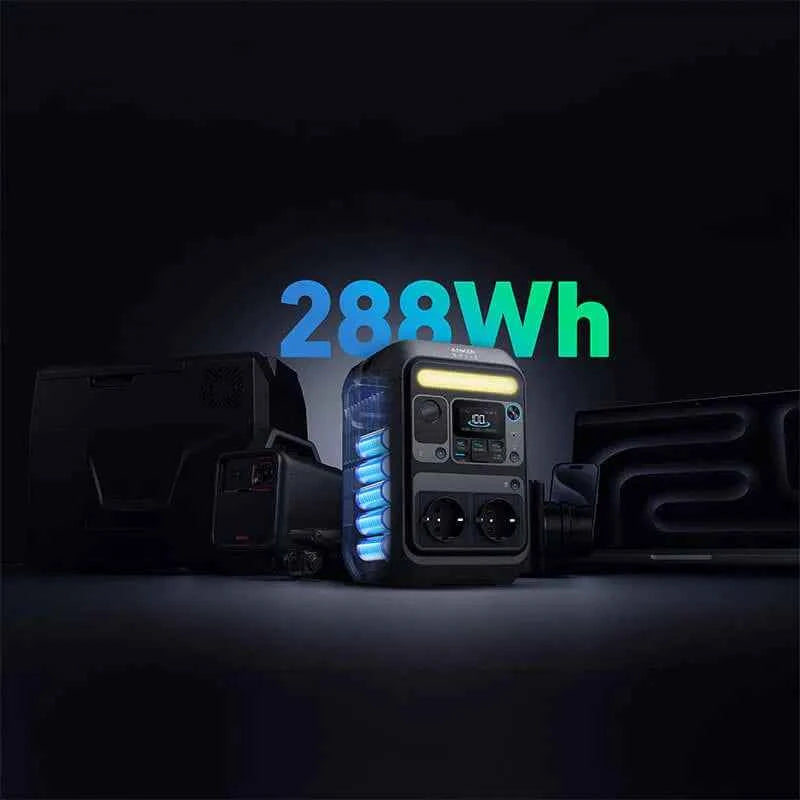 Anker SOLIX C300 Portable Power Station Dark