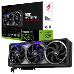 ASUS ROG Astral Nvidia GeForce RTX 5080 16GB GDDR7 OC Edition PCI-Express 5.0 DLSS 4.0 Video Card