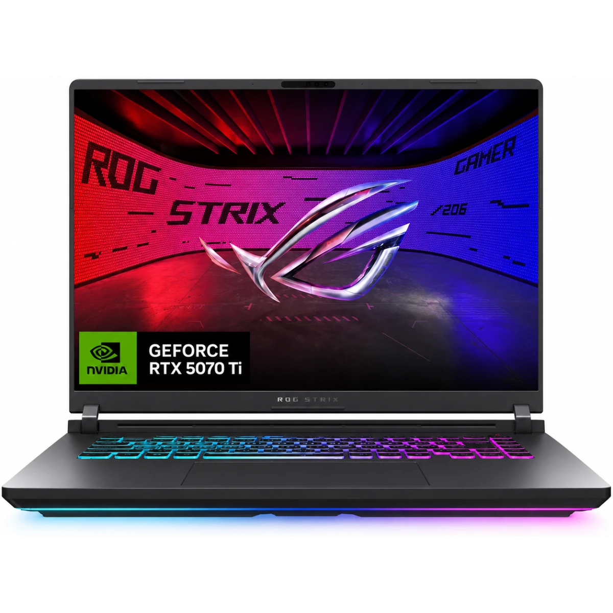 ASUS ROG Strix G16 (2025) G614FR NEW 9Gen AMD Ryzen™ 9 9955HX 16-Cores w/ Nvidia RTX 5070 TI 12GB DDR7 & 16" IPS 165Hz Display - Eclipse Gray