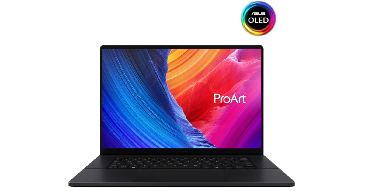 ASUS ProArt P16 16" 4K (3840 x 2400) OLED Touch 60Hz, AMD Ryzen AI 300 Series Ryzen™ AI 9 HX 370, Nvidia RTX 5070 8GB GDDR7, 64GB LPDDR5X, 2TB M.2 PCIe NVMe Gen4, Windows 11 Home - Black Gaming Laptop w/ Bag