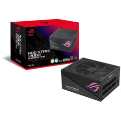Asus Rog Strix 1200w Gold Aluminum Axial Tech Fan Pcie Gen 5.0 Fully Modular Power Supply Aura Edition - CompuMe