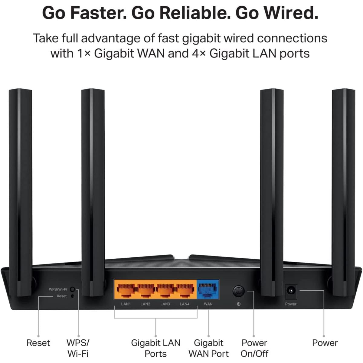 TP - Link AX1800 4K wireless Wi - Fi networking for network connectivity