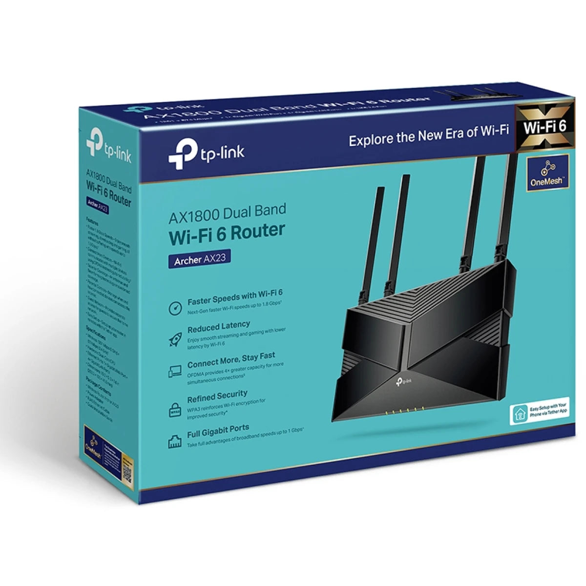 TP - Link AX1800 4K wireless Wi - Fi networking for network connectivity