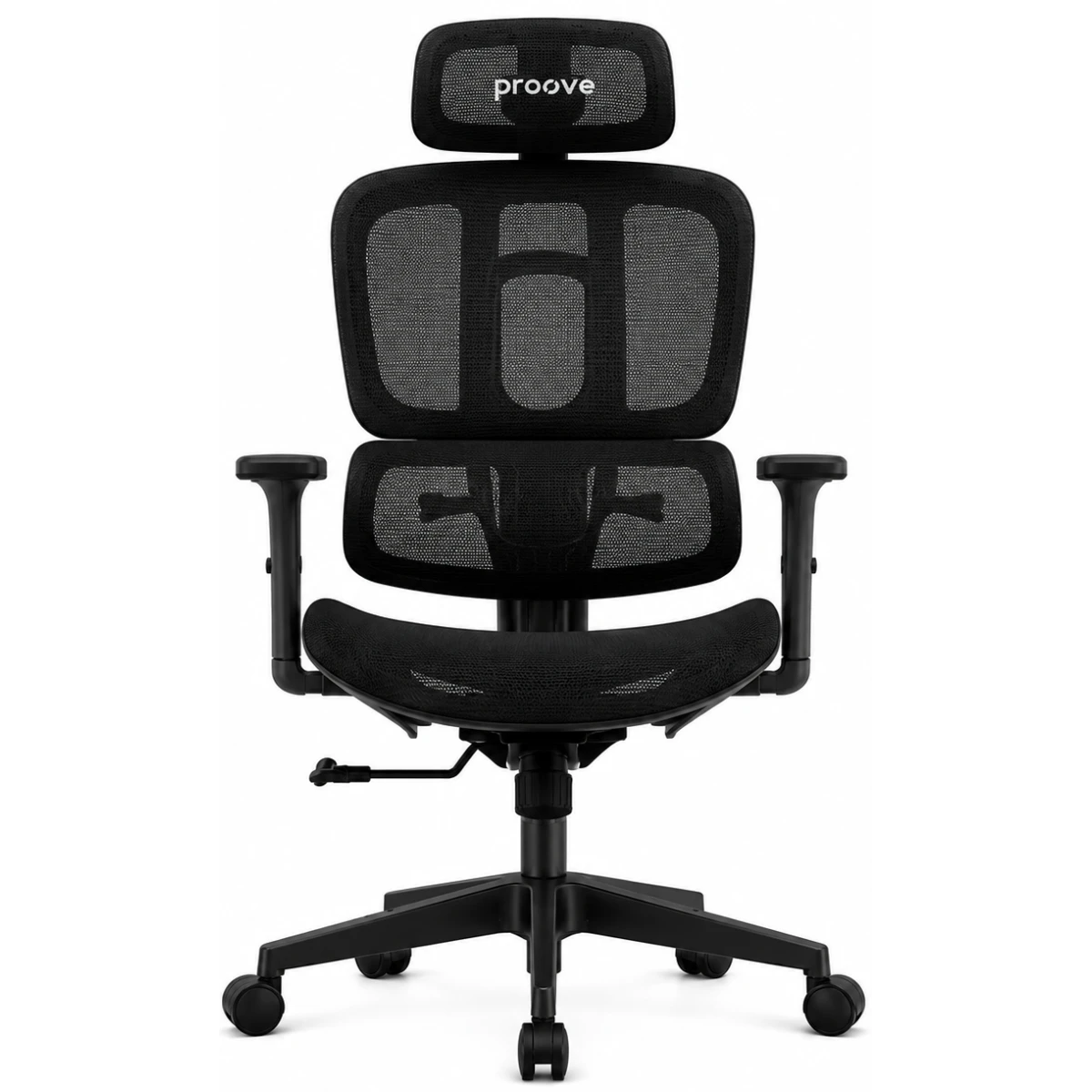 Proove White-collar Ergonomic Office Chair with 3D Armrests – Black