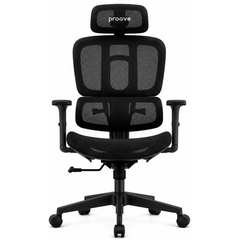Proove White-collar Ergonomic Office Chair with 3D Armrests – Black