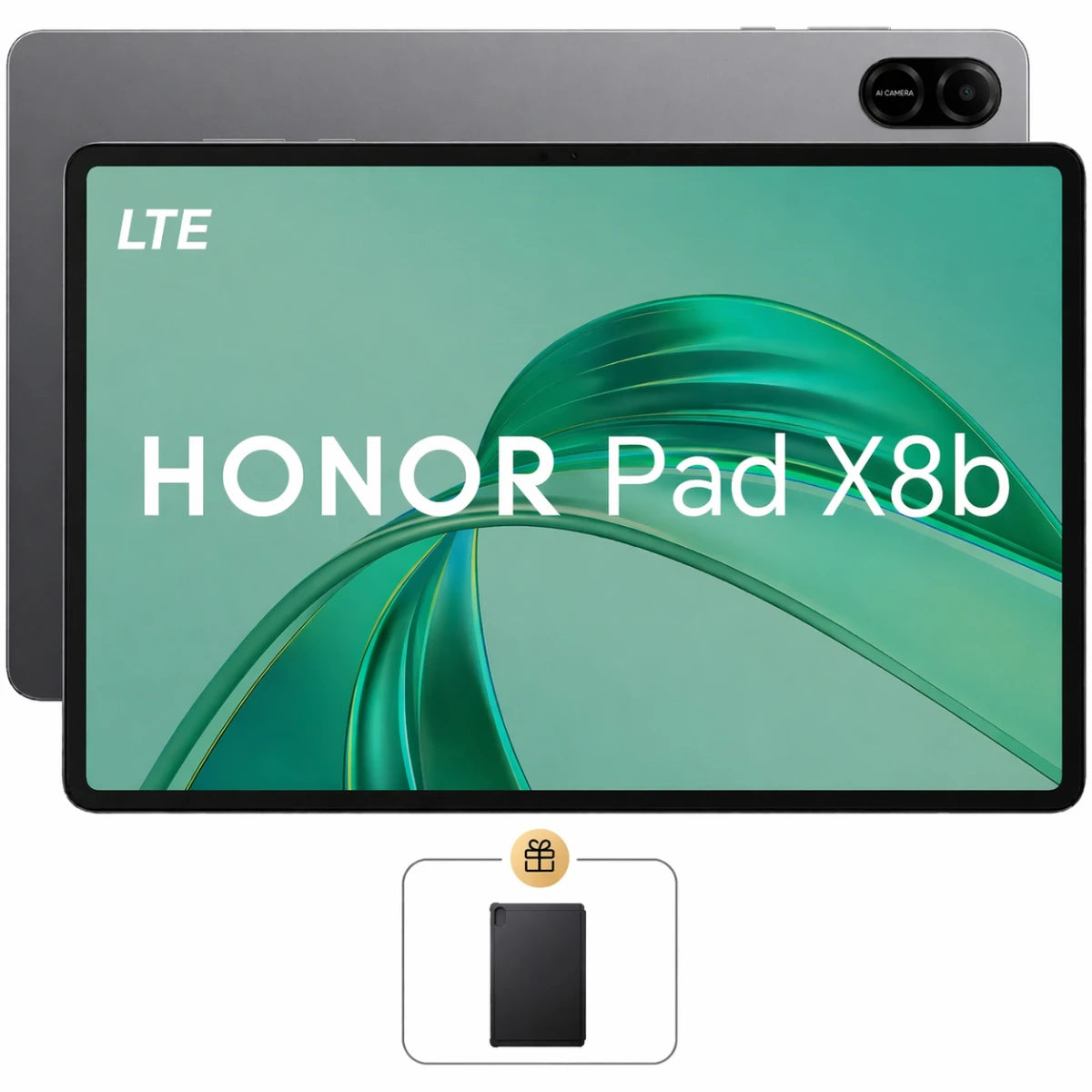 HONOR Pad X8b (2026) 11.0" Android LTE Tablet (128GB Storage / 4GB + 4GB Memory) w/ Metal Unibody & Eye Comfort Display & BIG Battery + Free HONOR Cover , Space Grey