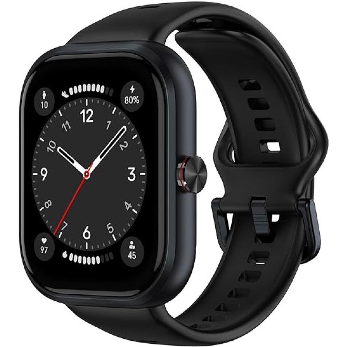 Honor Choice Watch| 1.95" AMOLED Display | Bluetooth Calling | 120 Workout Modes | 5ATM Swim-Ready | Upto 12 Days Battery Life | Built-in Multi-System GNSS | SpO2, Heart Rate, Sleep Tracking , Black