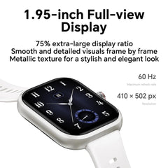 Honor Choice Watch| 1.95" Amoled Display | Bluetooth Calling | 120 Workout Modes | 5atm Swim Ready | Upto 12 Days Battery Life | Built In Multi System Gnss | Spo2, Heart Rate, Sleep Tracking , Black