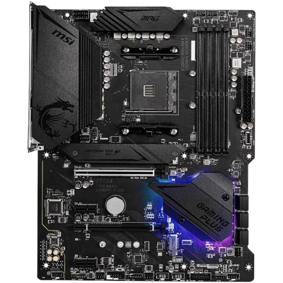 MSI MPG B550 USB 3.0 SATA motherboard for desktop computer builds