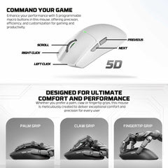 FANTECH WG13S TANTO S TRI-MODE WIRELESS GAMING MOUSE - BLACK