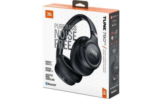 Jbl Tune 780 Nc Wireless Over Ear Bluetooth Headphones With Adaptive Noise Cancelling Technology, Smart Ambient, 76 Hour Battery Life And Google Fast Pair/microsoft Swift Pair, Black Jbl Tune 780 Nc Wireless Over Ear Bluetooth Headphones With Adaptive Noise Cancelling Technology, Smart Ambient, 76 Hour Battery Life And Google Fast Pair/microsoft Swift Pair, Black