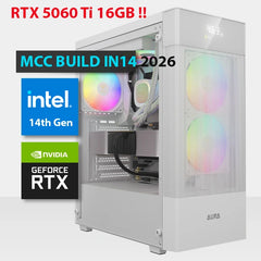 In14 26 as Gaming Pc Build || Intel Core I5 14400f 10 Core Asus Geforce Rtx 5060 Ti 16gb Oc Edition Gddr7 Graphics Card