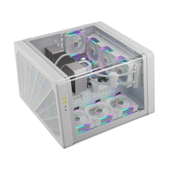GAMDIAS NESO P1 PRO ARGB FULL TOWER GAMING CASE - WHITE