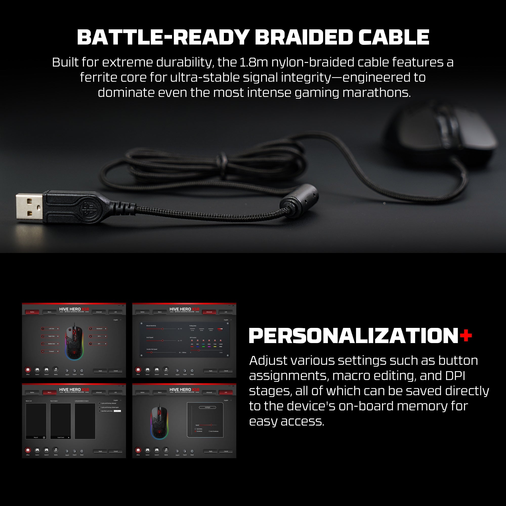 Fantech RGB gaming mouse for computer setup