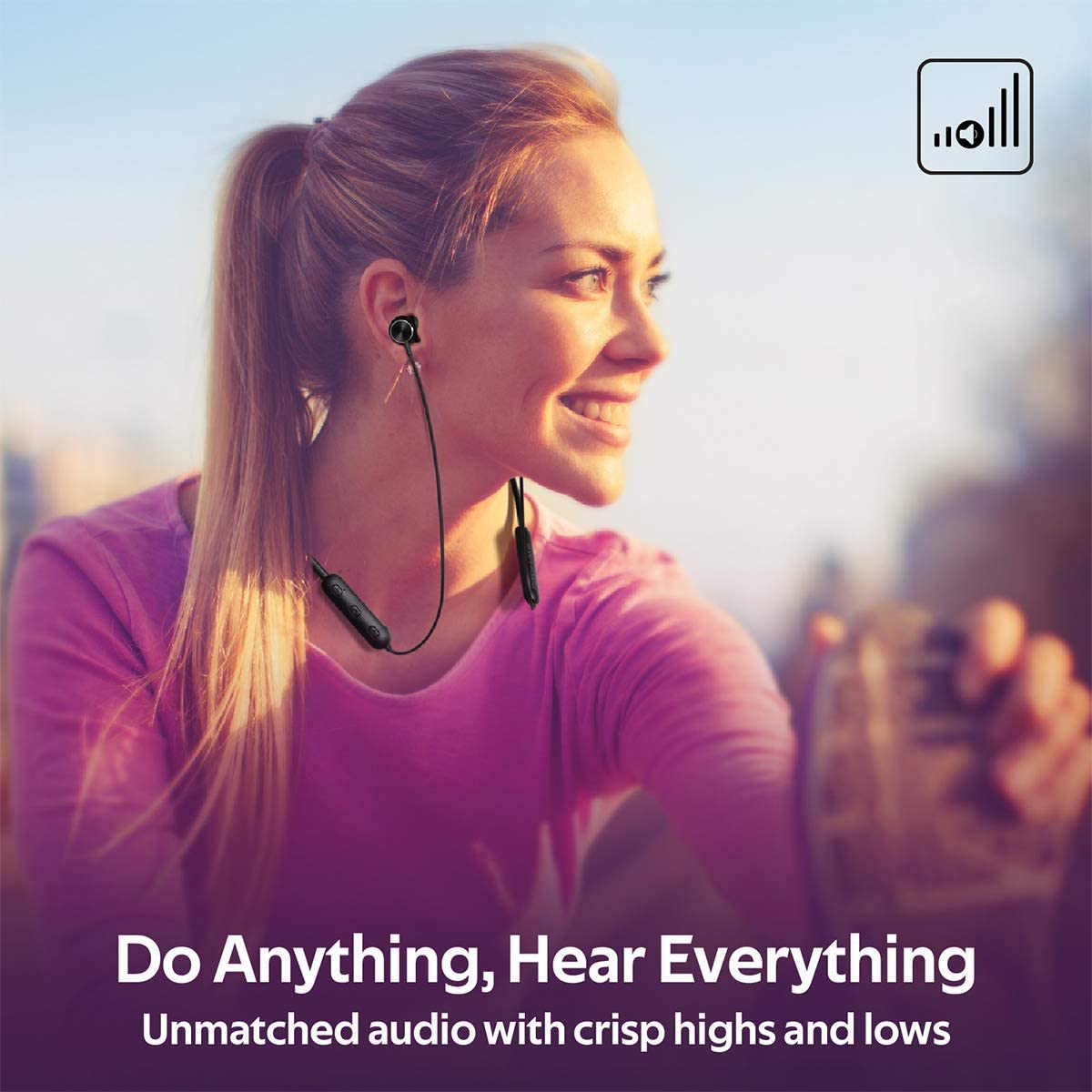 Promate wireless Bluetooth headset for computer setup