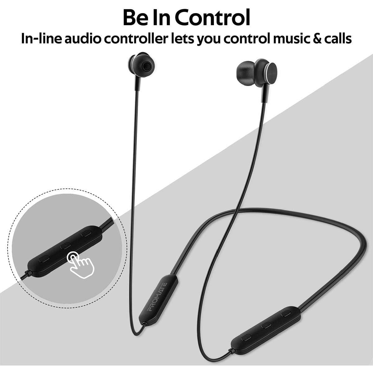 Promate wireless Bluetooth headset for computer setup
