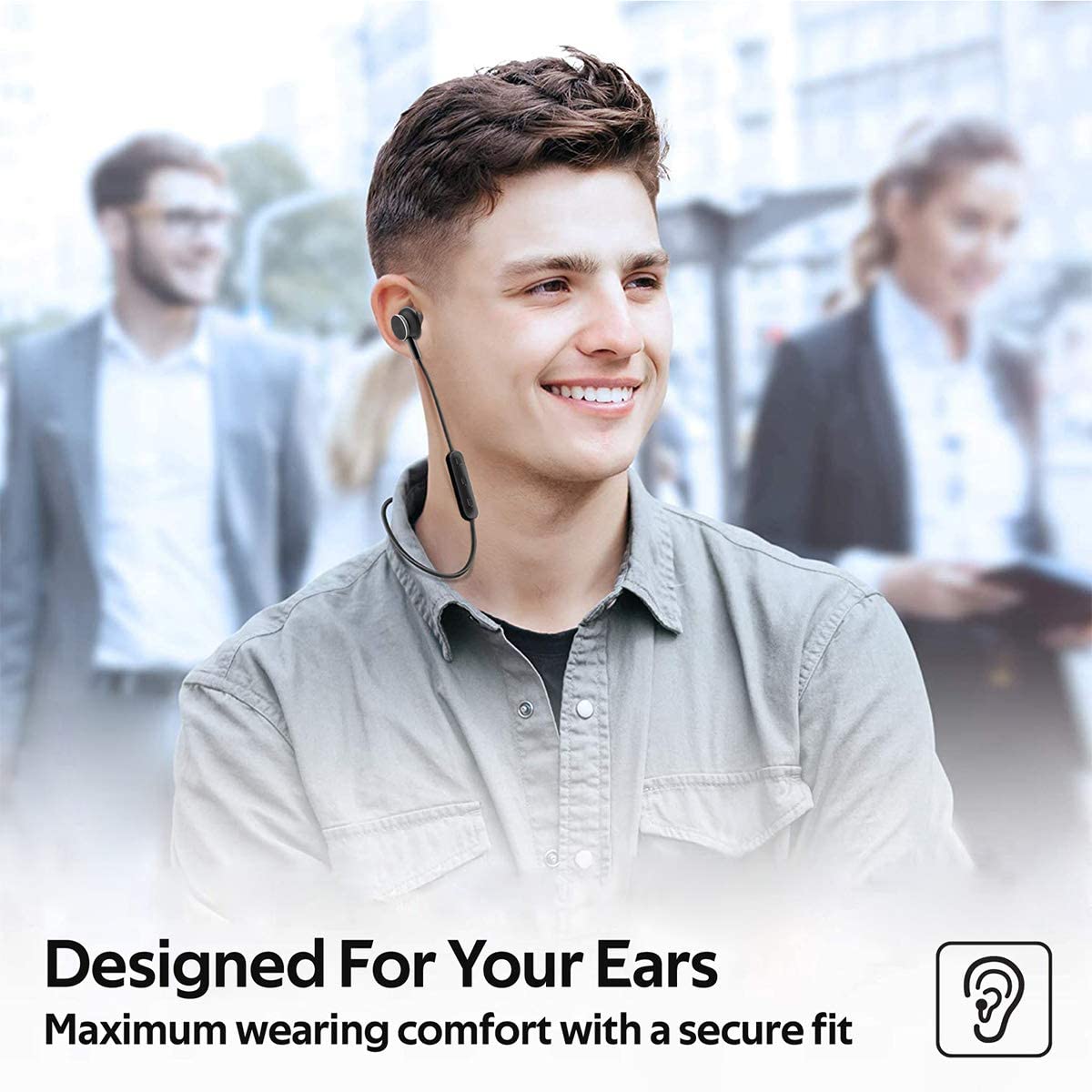 Promate wireless Bluetooth headset for computer setup